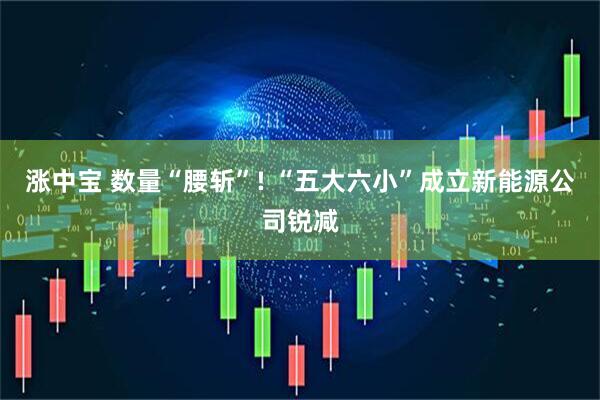 涨中宝 数量“腰斩”! “五大六小”成立新能源公司锐减